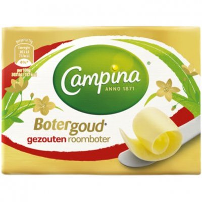 Campina Botergoud gezouten roomboter