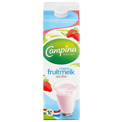 Campina Fruitmelk aardbei