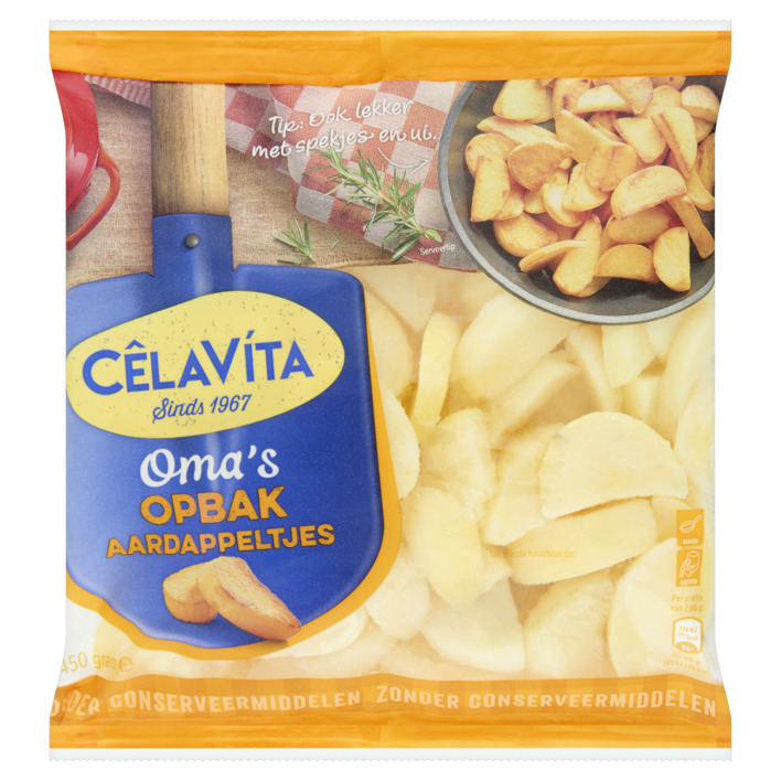 CêlaVíta Oma's opbak aardappeltjes