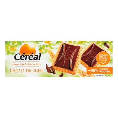 Céréal Minder Suikers Choco Delight 12 Stuks