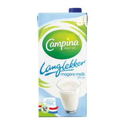 Campina Langlekker Magere Melk 0% Vet