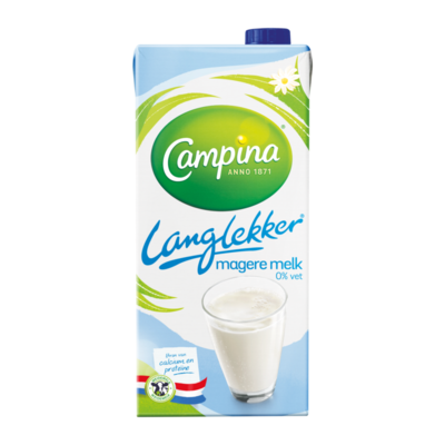 Campina Langlekker Magere Melk 0% Vet