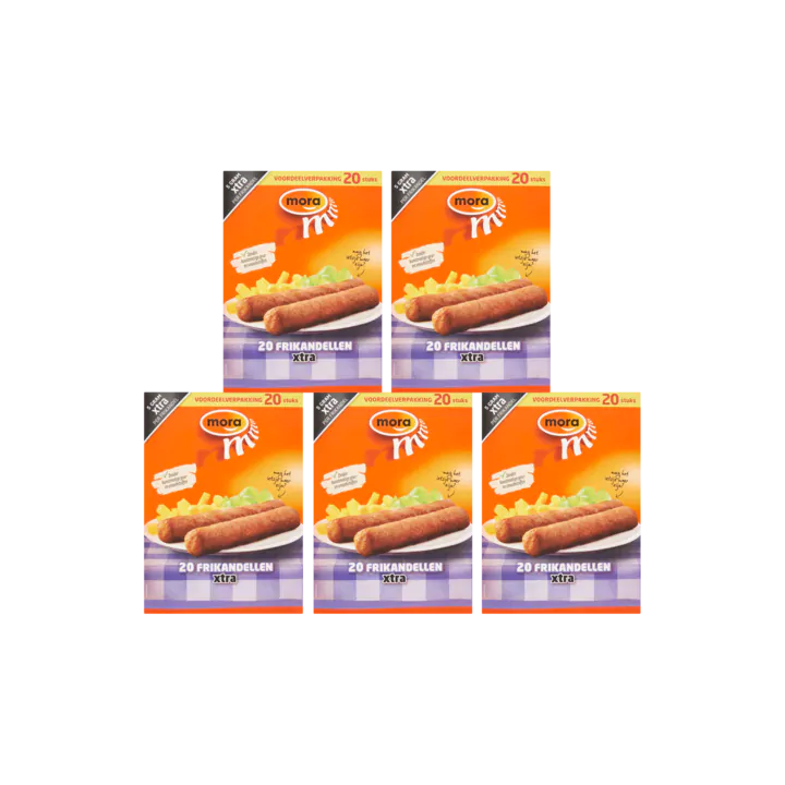 Mora Frikandellen Xtra Voordeelverpakking 5 x