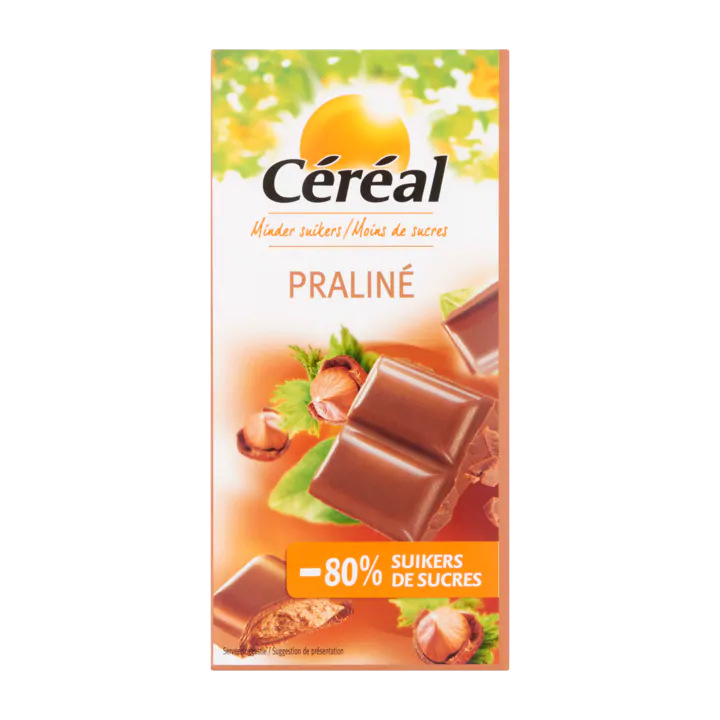 Céréal Minder Suikers Praliné Chocolade