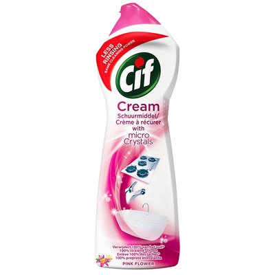Cif Schuurmiddel pink flower cream