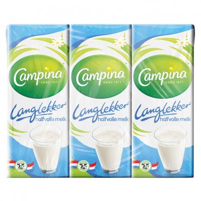 Campina Langlekker halfvolle melk multipack