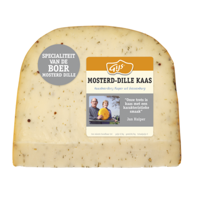 GIJS Boerenkaas mosterd dille 48+ stuk
