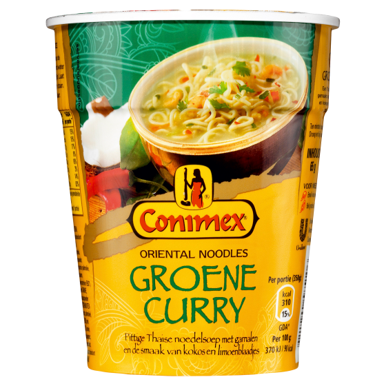 Conimex noodles groene curry 65 gram