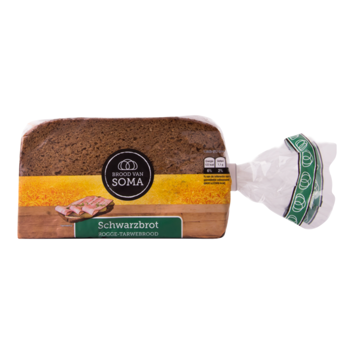 Soma Schwarzbrot Rogge-Tarwebrood