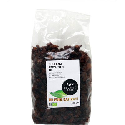 Raw Organic Food Rozijnen sultana biologisch