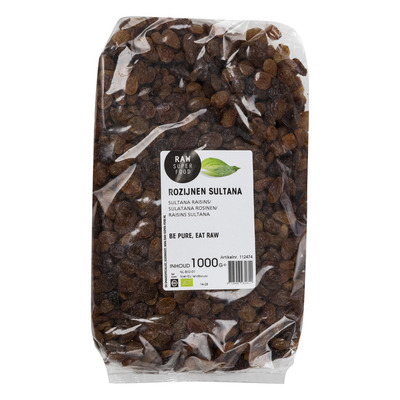 Raw Organic Food Rozijnen sultana biologisch
