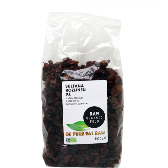 Raw Organic Food Rozijnen sultana biologisch