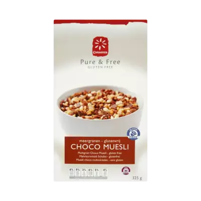 Consenza Pure & Free Glutenvrij Meergranen Choco Muesli