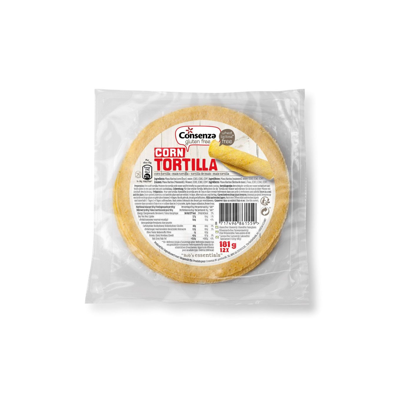 Consenza Tortilla Maïs
