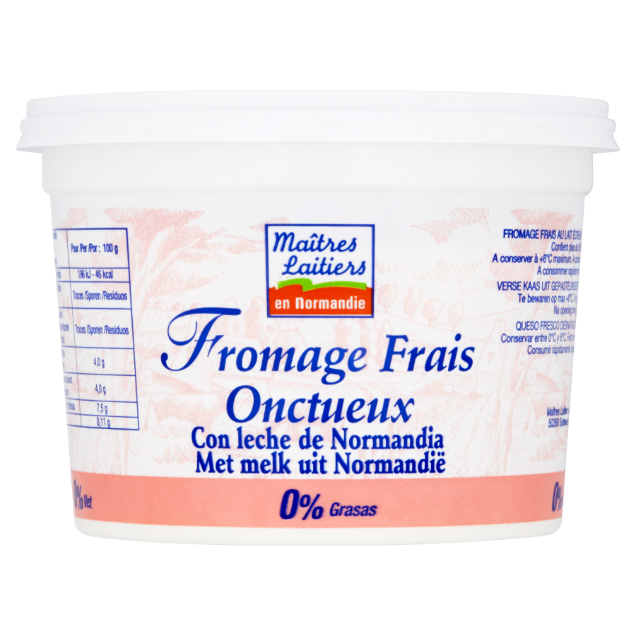 Maitres Laitiers Franse magere naturelkwark 0%