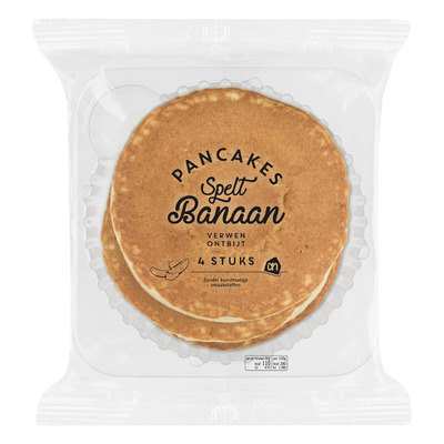 Huismerk Mini banaan speltpannenkoekjes