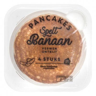 Huismerk Mini banaan speltpannenkoekjes