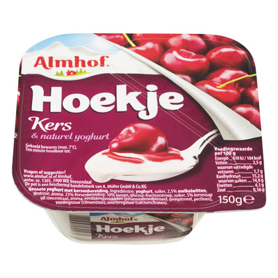 Almhof Hoekje kers-naturel yoghurt
