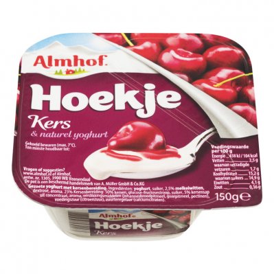 Almhof Hoekje kers-naturel yoghurt