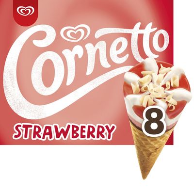 Ola Cornetto strawberry IJs