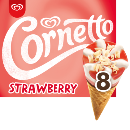 Ola Cornetto strawberry IJs