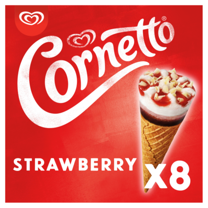 Ola Cornetto strawberry IJs