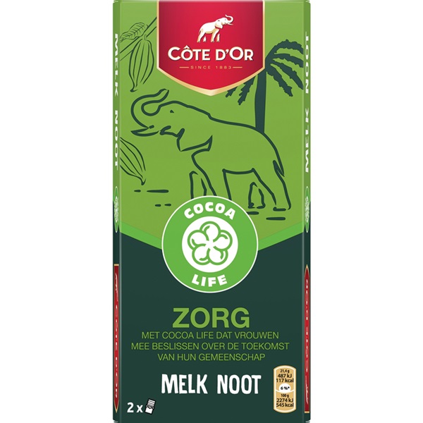 Côte d'Or zorg tablet melk hazelnoot