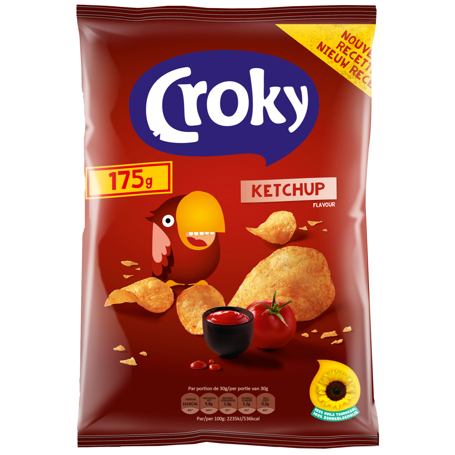 Croky Chips ketchup