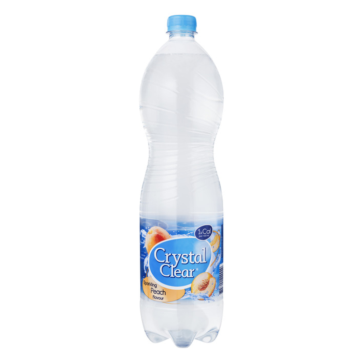 Crystal Clear Sparkling peach