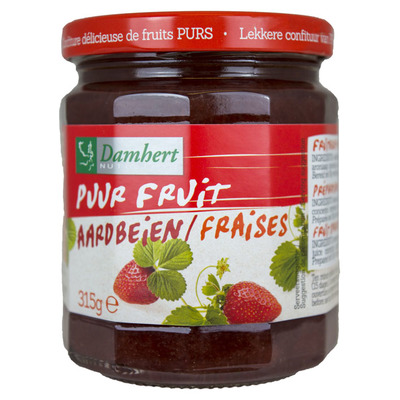 Damhert Aardbeien fruitbeleg