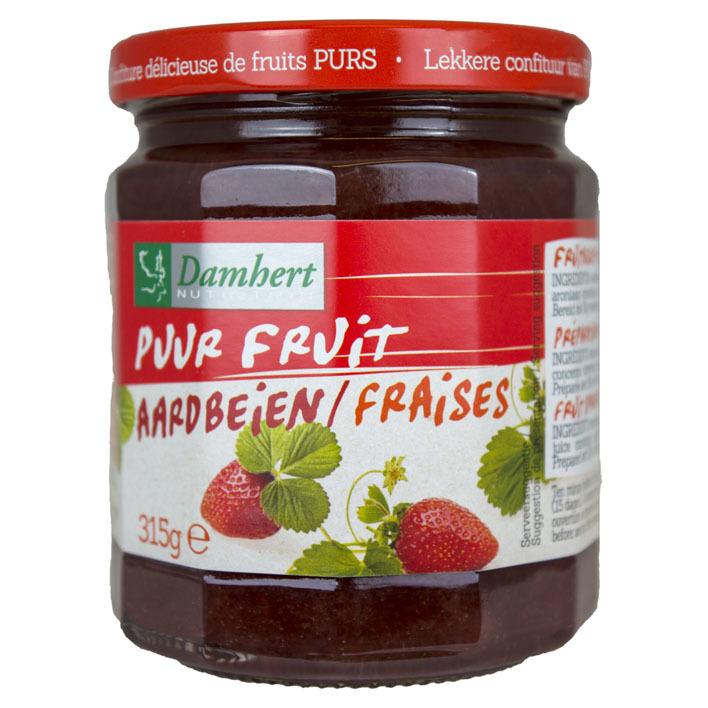 Damhert Aardbeien fruitbeleg