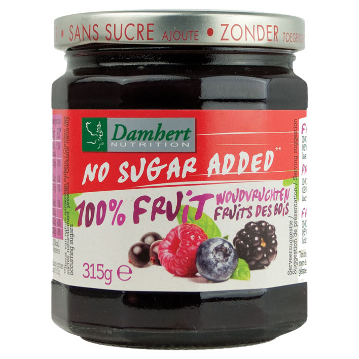 Damhert Woudvruchten fruitbeleg