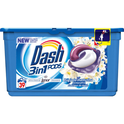Dash 3in1 pods touch of lenor ochtendfris