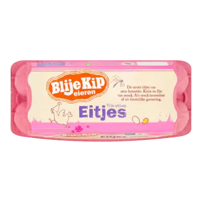 Blije Kip Eieren Vrije Uitloop Eitjes