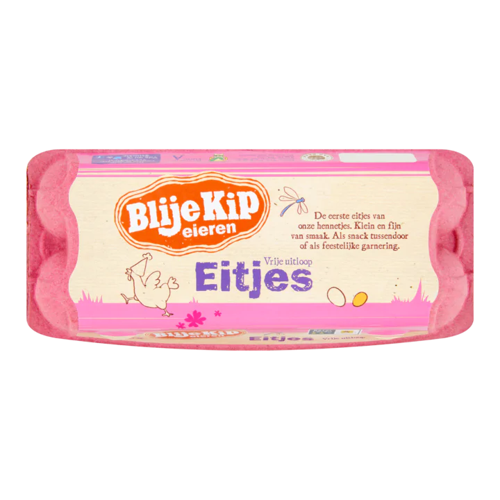 Blije Kip Eieren Vrije Uitloop Eitjes