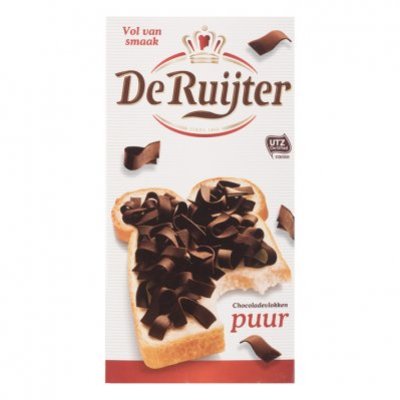De Ruijter Chocoladevlokken puur