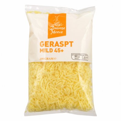 Budget Huismerk Kaas geraspt mild 45+