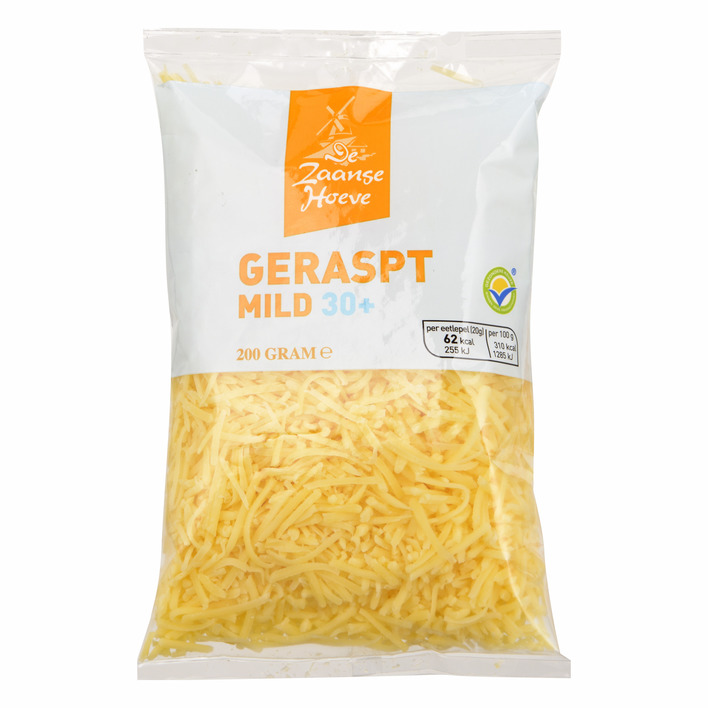 Budget Huismerk Mild 30+ geraspt