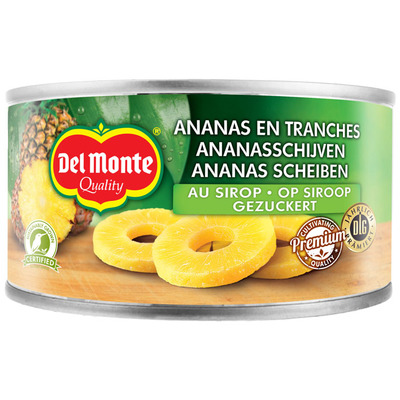 Del Monte Ananasschijven op siroop