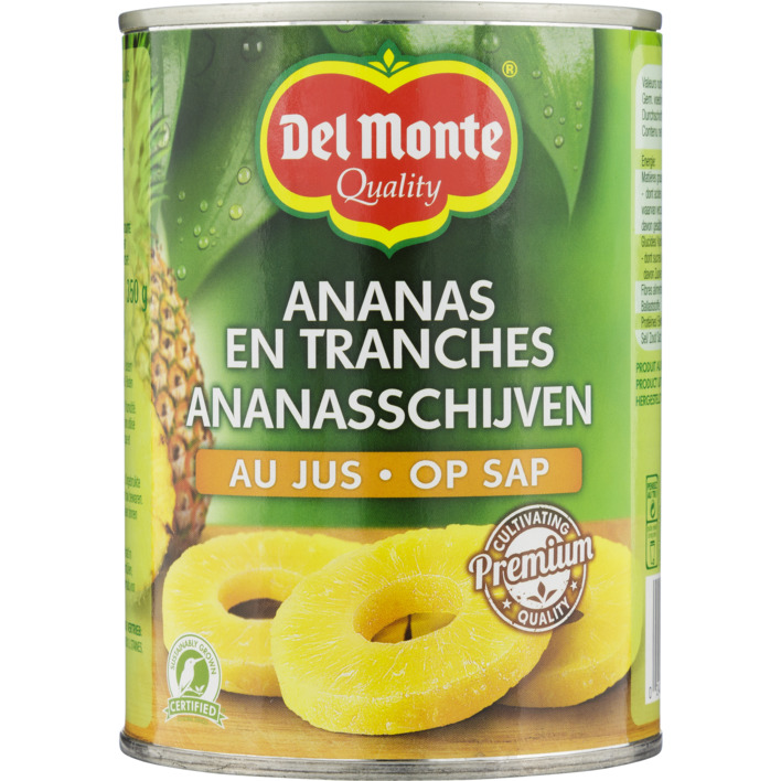 Del Monte Ananasschijven op sap