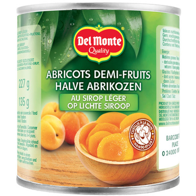 Del Monte Halve abrikozen op lichte siroop