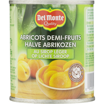 Del Monte Halve abrikozen op lichte siroop