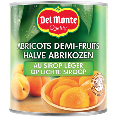 Del Monte Halve abrikozen op lichte siroop