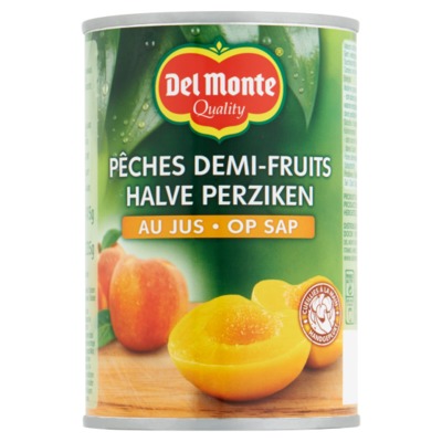 Del Monte perziken op sap 415 gram