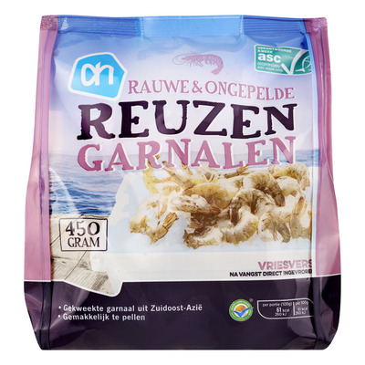 Huismerk Reuzengarnalen rauw en ongepeld