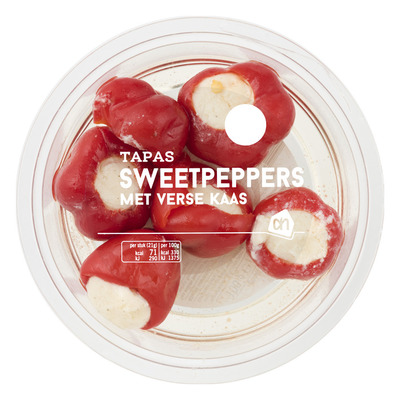 Huismerk Sweetpeppers met verse kaas
