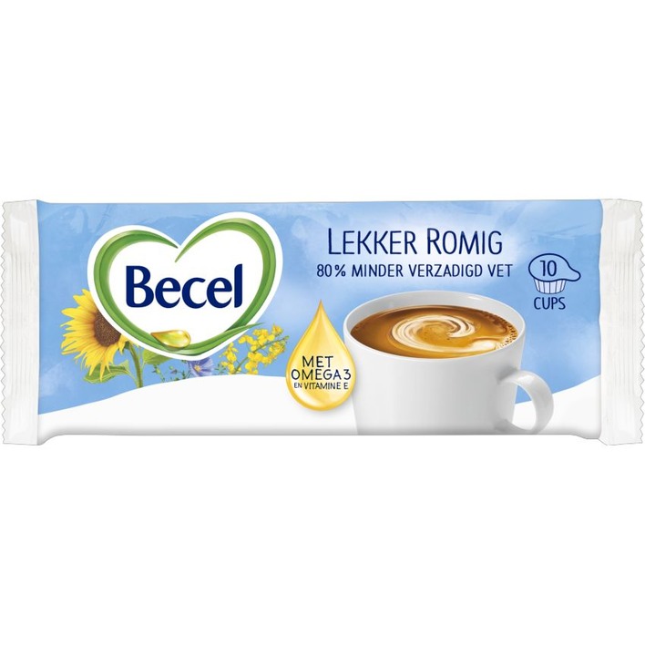 Becel Minicups voor in de koffie