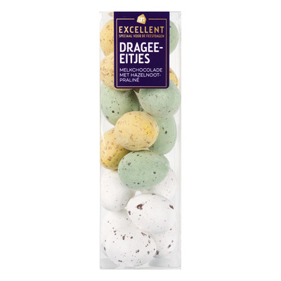 Huismerk Chocolade dragee-eitjes hazelnootpraliné