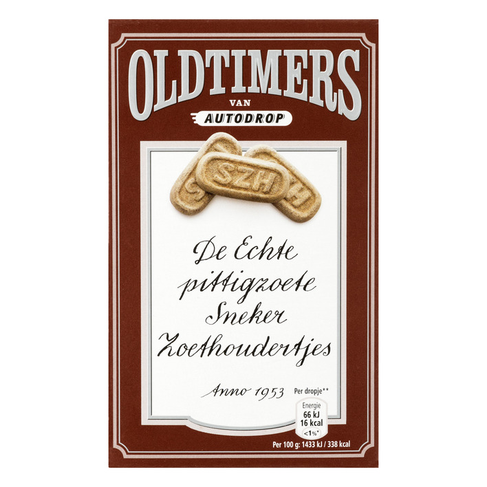 Oldtimers Pittigzoete Sneker zoethoudertjes
