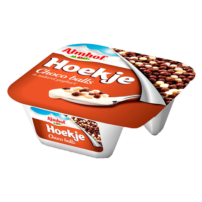 Almhof Hoekje choco balls-naturel yoghurt